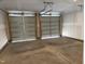 Spacious two-car garage with concrete floor at 75 Furley St., Homesite 115, Sanford, NC 27330