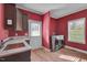 Inviting laundry room with wood-look flooring, modern appliances, and ample counter space at 90 Ferncrest Ct, Roxboro, NC 27574