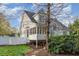 Beautiful home exterior with an screened-in porch and lots of windows at 924 Elbridge Dr, Raleigh, NC 27603