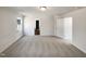 Bright bedroom with neutral carpet, white walls, a window, and a closet for a relaxing and comfortable space at 106 Canvasback Dr, Durham, NC 27704