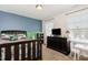 Comfortable bedroom with natural light, complemented by decor and furnishings at 110 White Burley Ct, Durham, NC 27703
