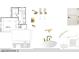 Bathroom 3 fixtures with tile, shower, and vanity sketches for a contemporary look at 1216 Barcroft Pl, Raleigh, NC 27615