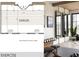 Bright home gym with floor-to-ceiling mirrors, natural light, and modern equipment at 1216 Barcroft Pl, Raleigh, NC 27615