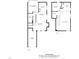 Detailed floor plan showcasing the layout of the home, including room dimensions and connections at 200 Adefield Ln, Holly Springs, NC 27540