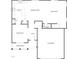 Open-concept floor plan featuring spacious kitchen, breakfast room, and Gathering room, perfect for modern living at 310 Shiloh Way, Mebane, NC 27302