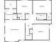 Second-floor layout with a Primary bedroom, three additional bedrooms, and two full bathrooms at 310 Shiloh Way, Mebane, NC 27302