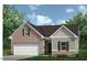 Charming single-Gathering home with a brick and siding exterior, complemented by a well-manicured lawn at 34 E American Marigold Dr # 64, Benson, NC 27504