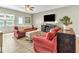 Bright and airy living room offering comfortable seating and a relaxing ambiance at 4102 Catfish Way, Durham, NC 27703