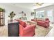Comfortable living room featuring stylish sofas and a cozy rug, perfect for relaxing at 4102 Catfish Way, Durham, NC 27703