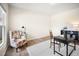 Home office with stylish furniture, wood floors, and ample space at 4102 Catfish Way, Durham, NC 27703