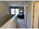 Hallway with a cozy sitting area and views of a large window at 46 Atherton Circle, Angier, NC 27501