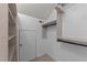 Walk-in closet with custom shelving and lighting at 4724 Worchester Pl, Raleigh, NC 27604
