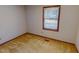 Bedroom with a window, neutral walls, and carpet floors at 604 Orange Factory Road, Bahama, NC 27503