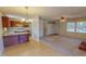 Open-concept kitchen and living room, ideal for modern living at 604 Orange Factory Road, Bahama, NC 27503