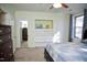 Bedroom featuring a full closet, a built-in dresser, and a light green paint color at 711 Evergreen Rd, Rocky Mount, NC 27803