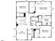 Upstairs floor plan featuring a primary suite, two additional bedrooms, loft, and laundry room at 766 Old Station Pointe, Angier, NC 27501
