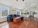 Open-concept living room flows into the kitchen, offering a spacious and inviting atmosphere at 774 Cornelius St, Hillsborough, NC 27278