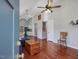 Inviting living room with hardwood floors, an open layout, and natural light at 774 Cornelius St, Hillsborough, NC 27278