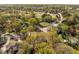 Aerial view of homes in a community, with lush greenery and tree-lined streets at 8000 N Bridgewater Ct, Raleigh, NC 27615