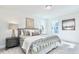 Serene main bedroom with soft lighting, comfortable bedding, and tasteful decor creating a peaceful retreat at 1007 Shovelhead Dr # 4, Durham, NC 27703