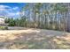 Expansive backyard with towering trees, creating a private and tranquil outdoor oasis at 1038 Branwell Dr, Durham, NC 27703