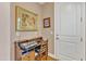 A quaint office nook including a desk, chair, and printer for a functional workspace at 1038 Branwell Dr, Durham, NC 27703