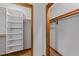 Spacious walk-in closets, one with shelving, enhance the home's storage capacity at 11404 Leesville Rd, Raleigh, NC 27613