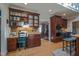 Bright kitchen with wooden cabinets and a skylight at 1229 Westerham Dr, Wake Forest, NC 27587