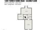 Second floor plan featuring bedrooms, bathrooms, and office space for a two-story home at 1409 Turner Farms Rd, Garner, NC 27529