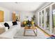 Comfortable living room filled with natural light, showcasing a serene and inviting atmosphere at 1516 Cumberland Rd, Chapel Hill, NC 27514