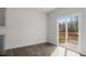 Dining area with wooden patio access and neutral walls at 163 Fair Child Rd, Spring Lake, NC 28390