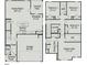 Spacious floorplan with open concept living, kitchen, and dining area, and with first and second floor layouts at 176 Bruce Dr, Dunn, NC 28334