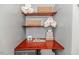 Bathroom with shelves and countertop storage at 211 W Chisholm St, Sanford, NC 27330