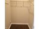 Walk-in closet with shelving for optimal storage at 2631 Oldgate Dr # 101, Raleigh, NC 27604