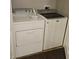 Functional laundry area equipped with a modern washer and dryer at 2631 Oldgate Dr # 101, Raleigh, NC 27604