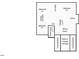 Floor plan of the second floor showing four bedrooms, two bathrooms, office, laundry room and storage at 3034 E Bay Court, Creedmoor, NC 27522