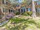 Charming townhouse exterior with lush landscaping and a welcoming entrance at 3743 Yorktown Pl, Raleigh, NC 27609
