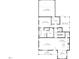 Detailed first floor plan showcasing the layout of the kitchen, living spaces, and garage at 555 Vine Pkwy, Pittsboro, NC 27312