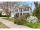 Charming two-story home with lush landscaping and manicured lawn at 6209 Remington Lake Dr, Raleigh, NC 27616