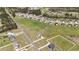 Aerial view showing a new home located conveniently within the neighborhood at 676 Wall Rd, Wendell, NC 27591