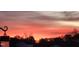 Gorgeous sunset view with silhouetted trees along the horizon and vibrant orange and pink sky at 676 Wall Rd, Wendell, NC 27591