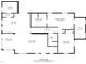 Detailed floor plan showcasing the layout of the living spaces, bedrooms, and primary suite at 8211 Julian Rd, Dunn, NC 28334
