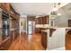 Gourmet kitchen featuring stainless steel appliances, granite countertops, and custom cabinetry at 915 Dunleigh Dr, Burlington, NC 27215