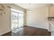Bright dining area with sliding glass door at 1102 Dartmouth Dr, Mebane, NC 27302