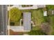 Aerial view of home featuring mature trees, long driveway, and expansive back yard at 1208 Briarcliff Rd, Burlington, NC 27215