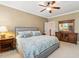 Bedroom with a bed, a nightstand and a dresser at 121 Highclere Ln, Cary, NC 27518
