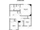 Detailed second-floor layout featuring the main suite, bedrooms, bathroom, linen closets, and a loft area at 13 Fetterbush Way, Clayton, NC 27520
