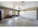 Spacious two car garage with neutral paint and garage door opener at 206 Herronwood Dr, Graham, NC 27253