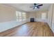 Spacious living room with fireplace and modern flooring, perfect for entertaining at 210 Holloway Rd, Roxboro, NC 27573