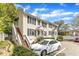 Comfortable townhouse showcasing its inviting entrance and outdoor landscape at 2306 Stafford Ave # A, Raleigh, NC 27607